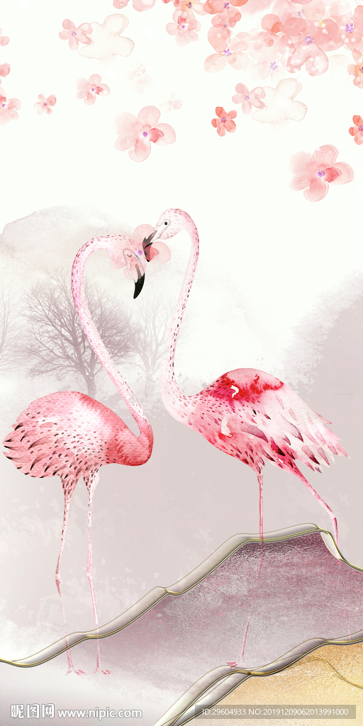 新款玄关高档挂画 TIF分层