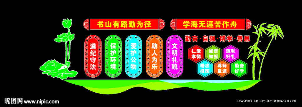 小学文化墙    阅读文化墙