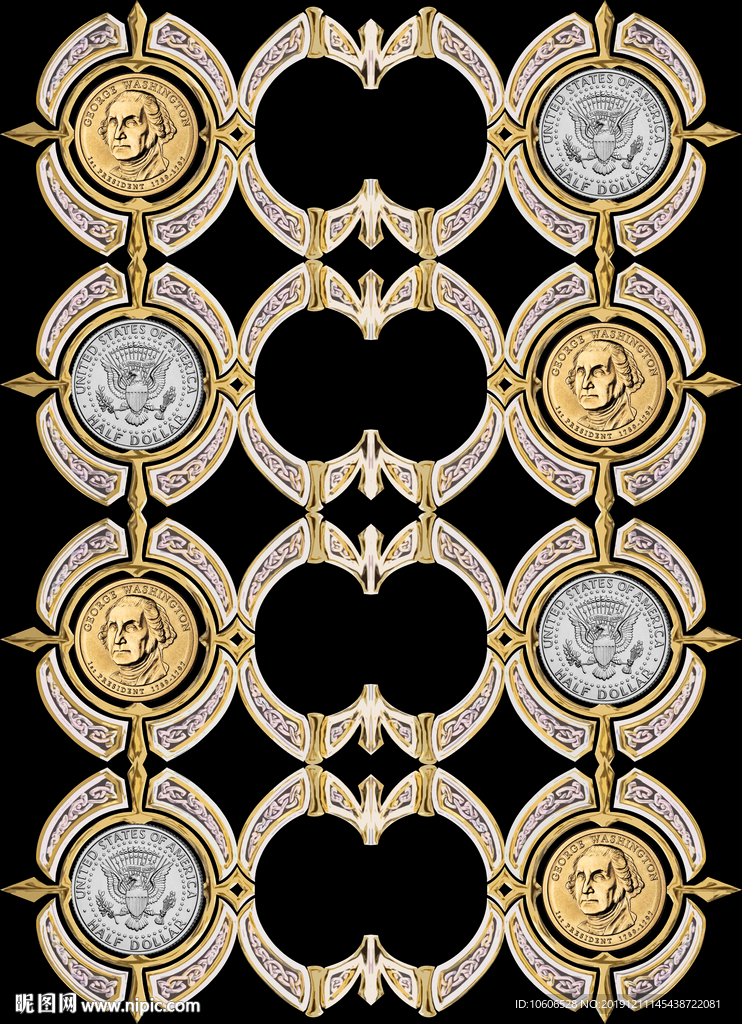 潮牌男装数码印花设计图案