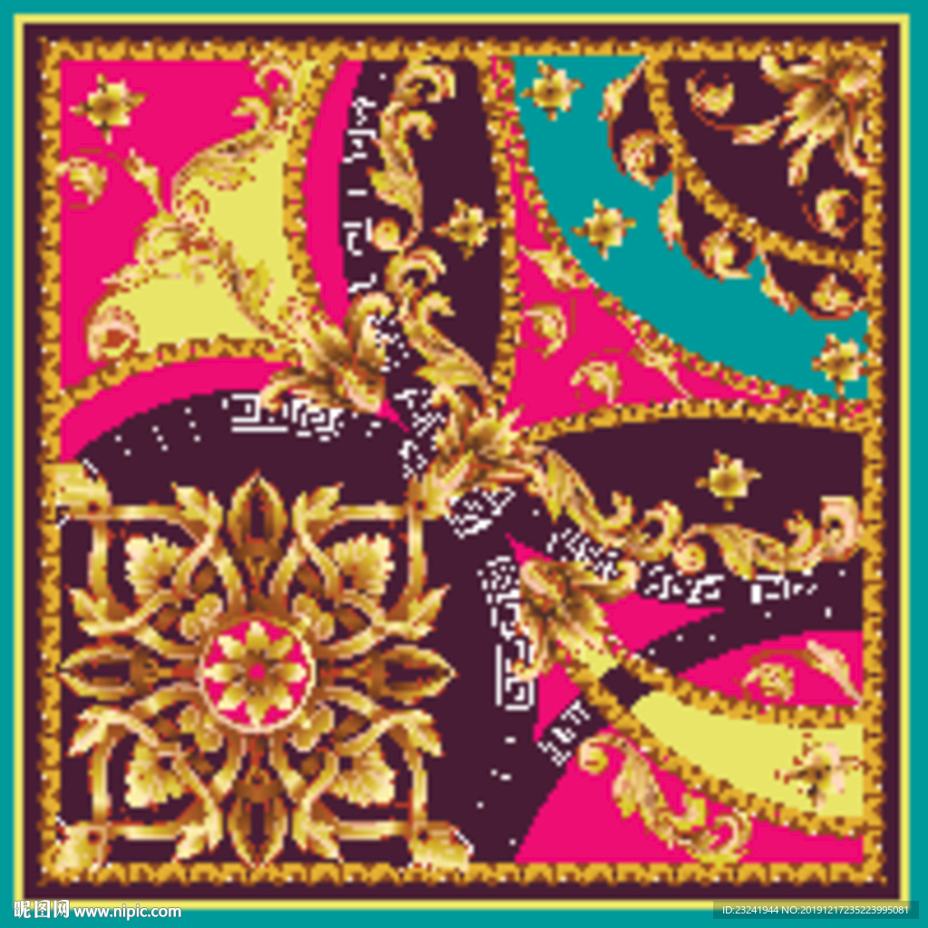 大牌范思哲方巾