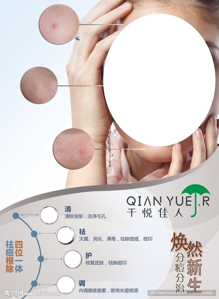 祛痘海报