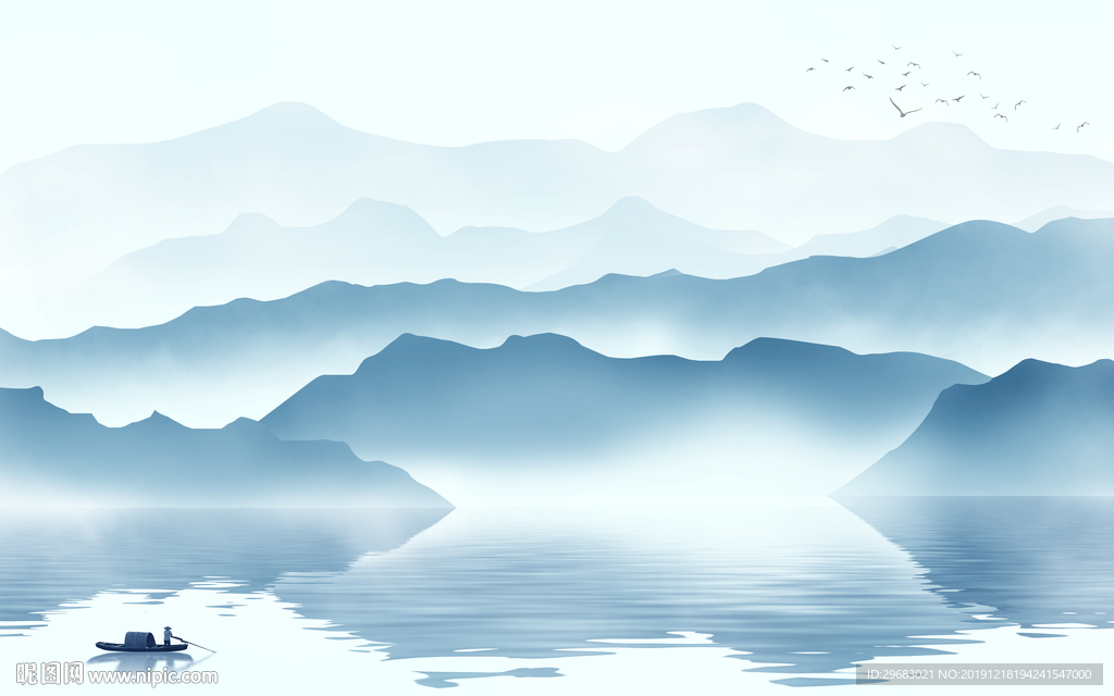 高清 新上架山水画 TIF分层