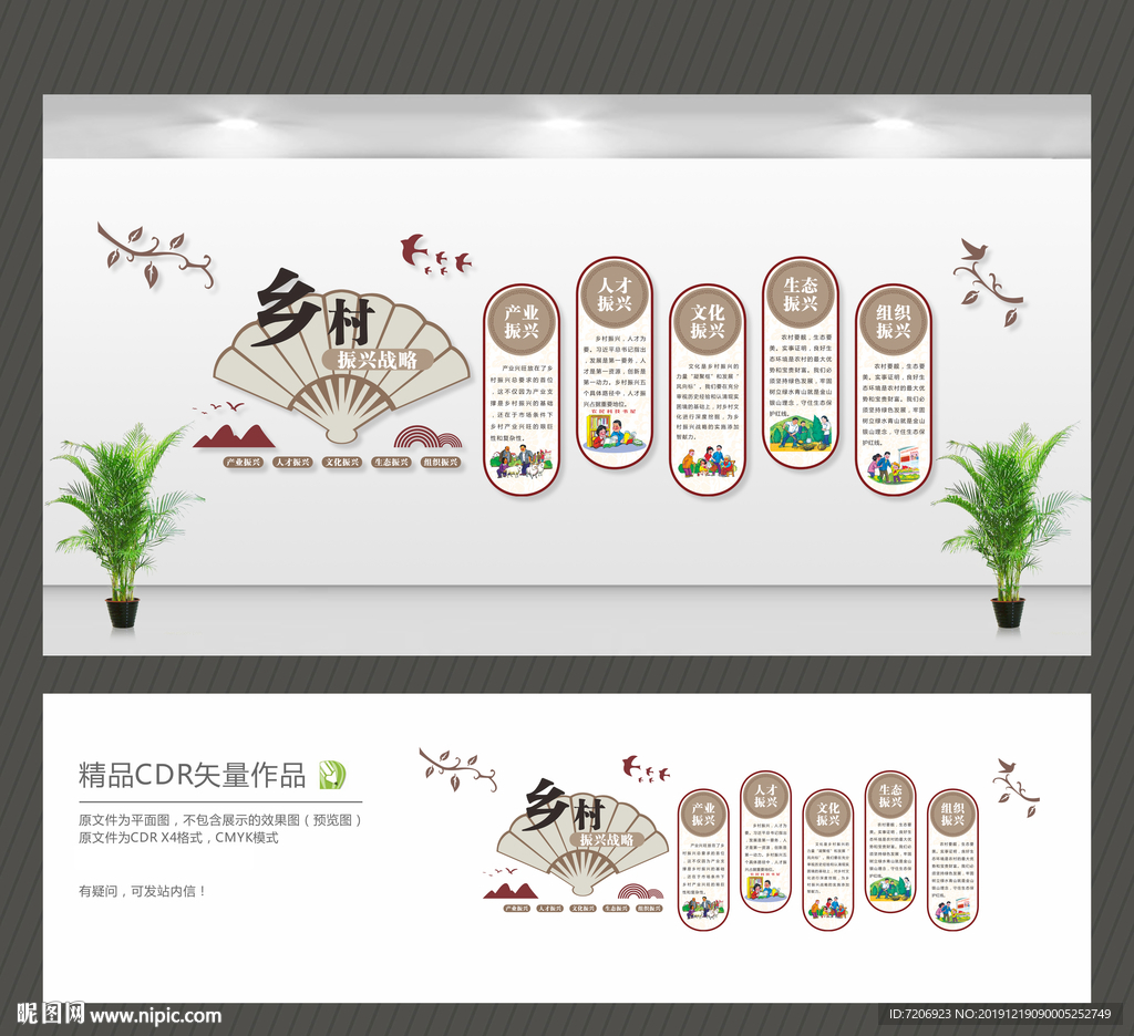 乡村振兴战略文化墙