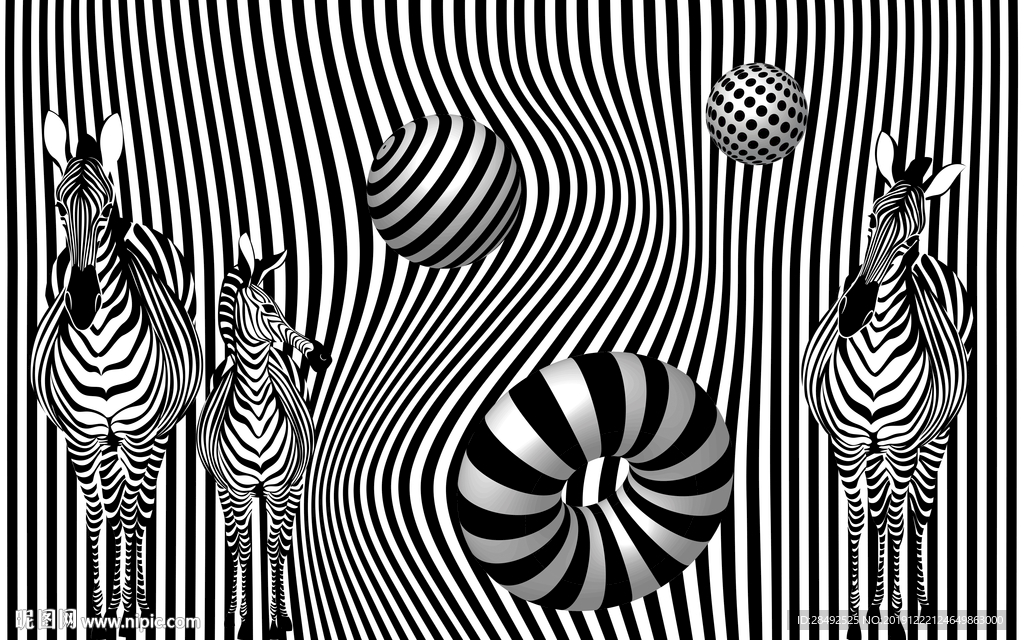 黑白艺术抽象背景