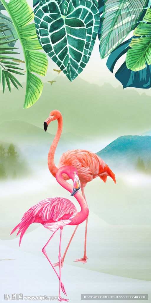 欧式 最新玄关挂画 TIF分层