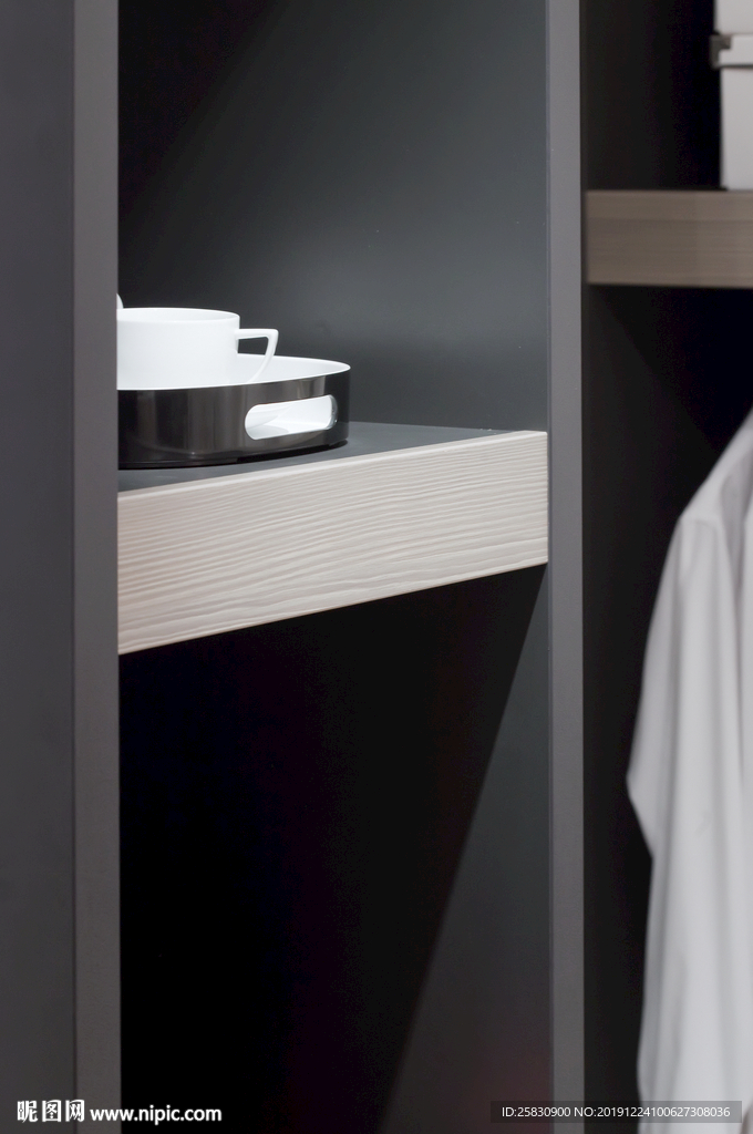 衣帽间特写