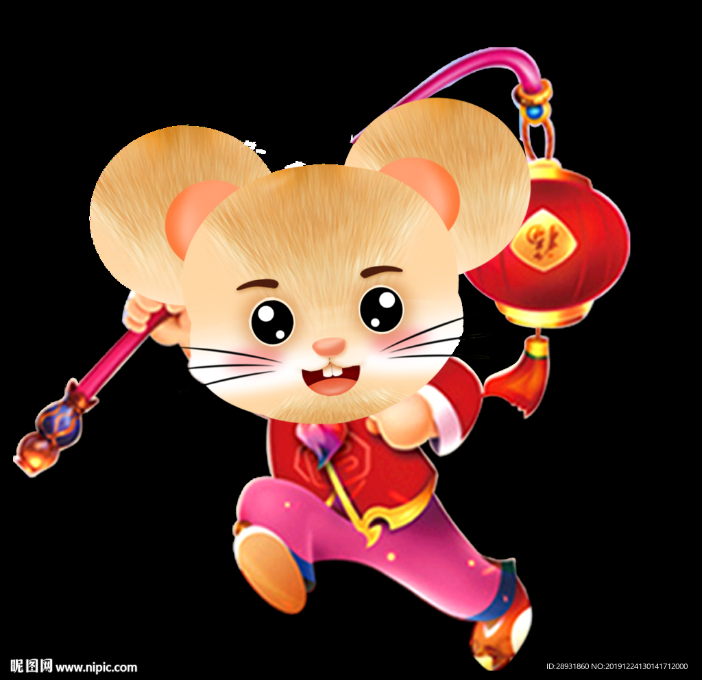 卡通老鼠鼠年素材