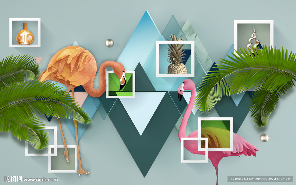 现代 北欧新装饰画 TIF分层