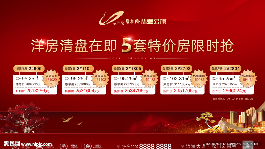 特价房 清盘 红色刷屏