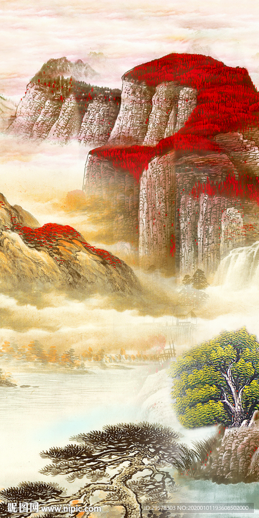 大气玄关山水新图 TIF分层