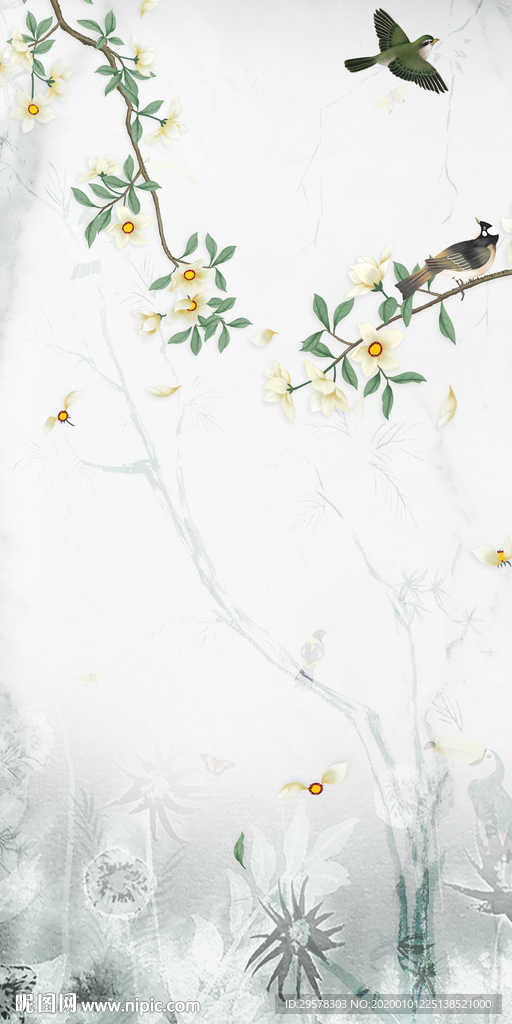 大气新玄关山水图 TIF分层