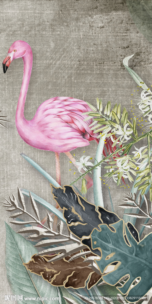 奢华新品玄关画 TIF分层