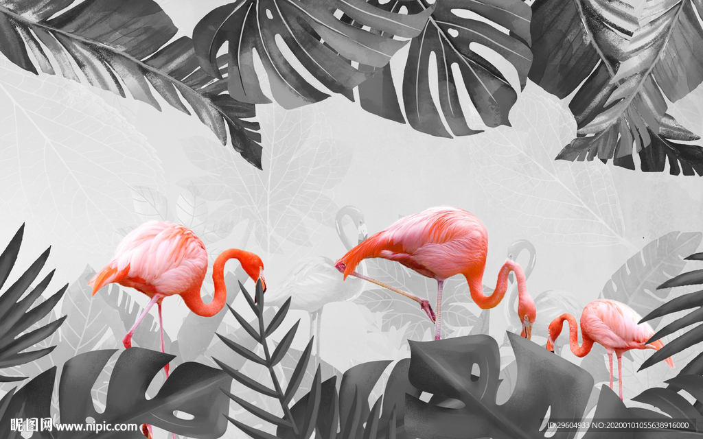 高清新欧式背景墙 TIF分层