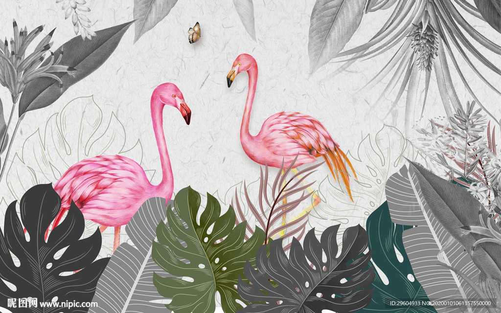 高档 新欧式背景墙 TIF分层