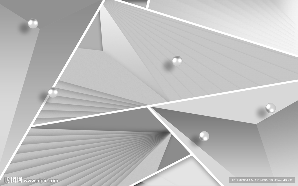 珠宝几何装饰画 TIF分层