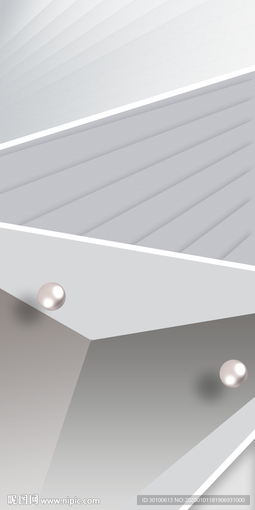 几何玄关挂画 TIF分层