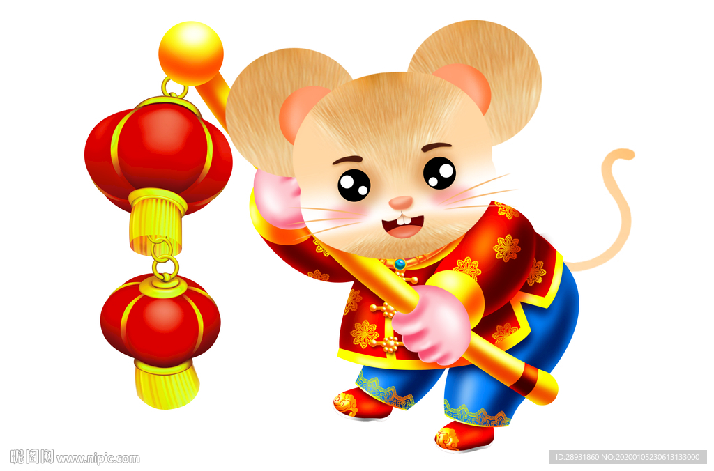 卡通老鼠可爱老鼠鼠年