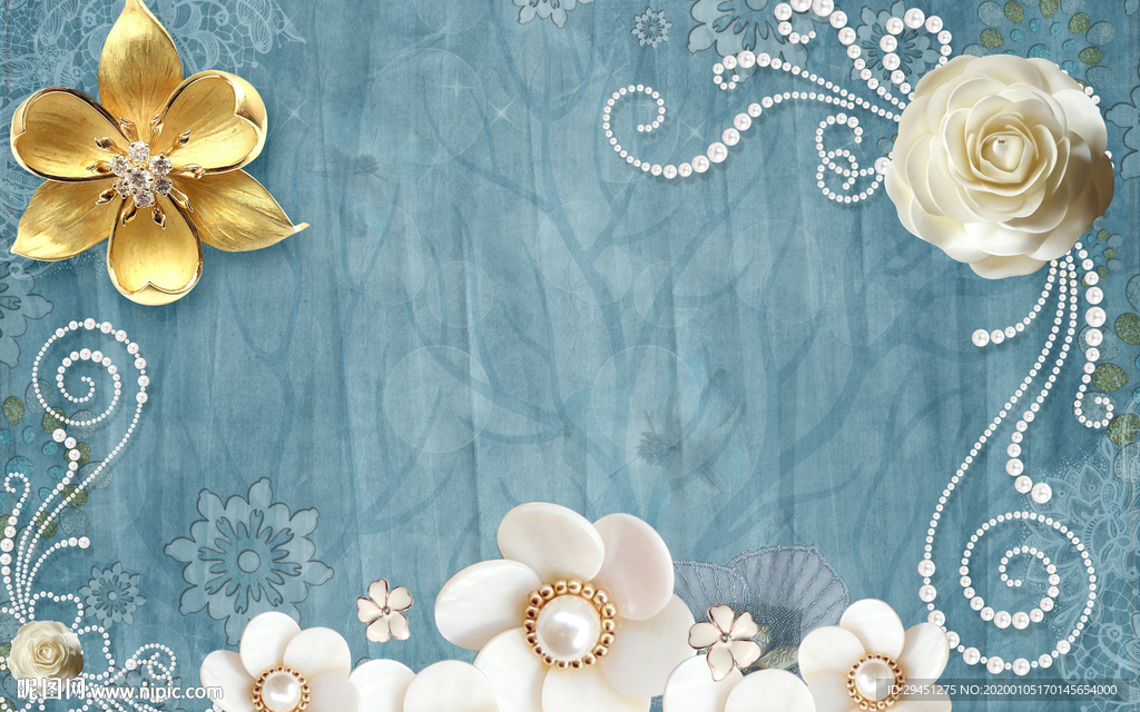 新款欧式背景墙画 TIF分层