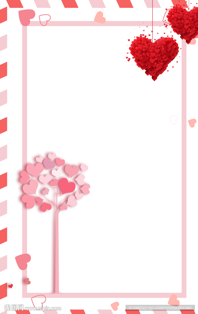 情人节海报背景