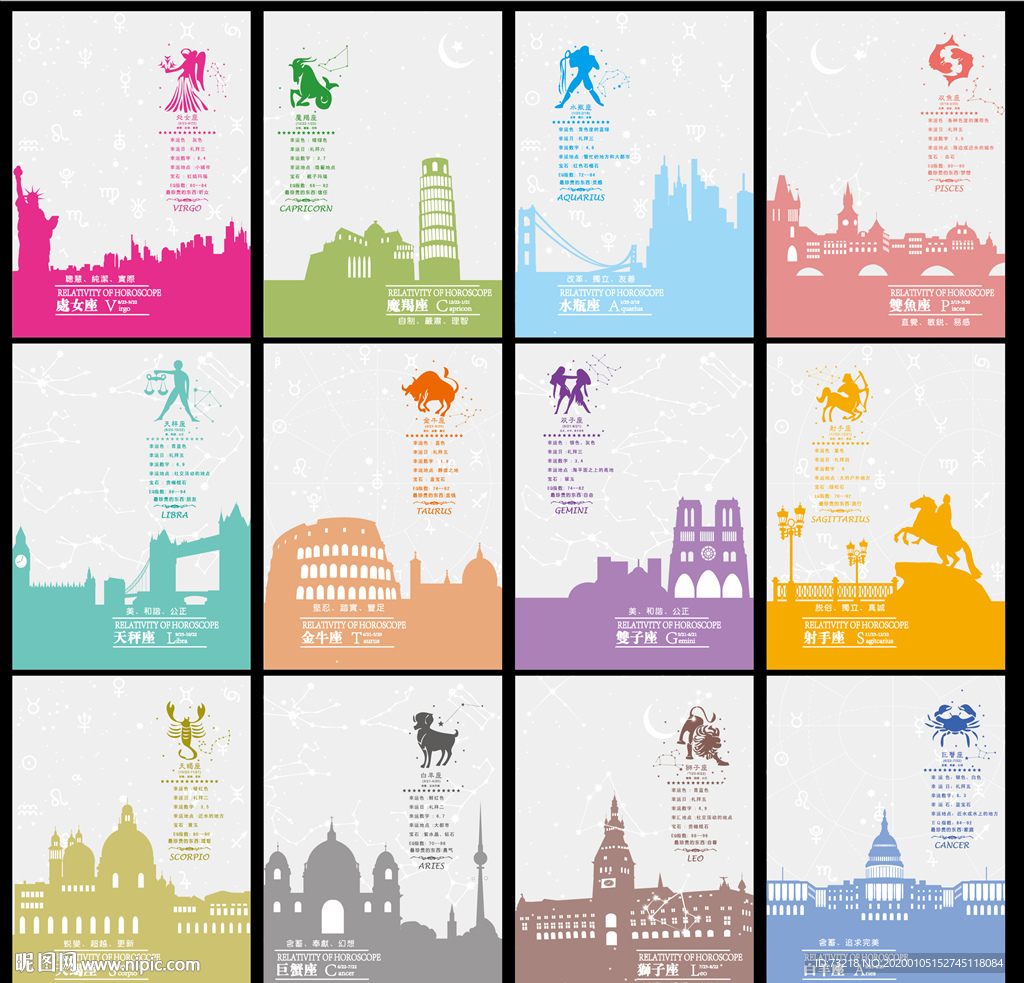 星座城市-12星座