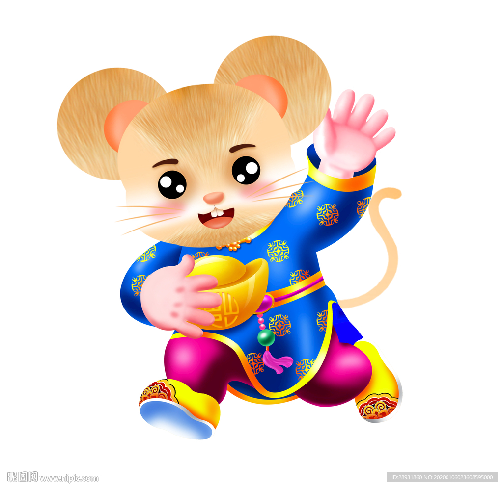 卡通老鼠可爱老鼠鼠年素材