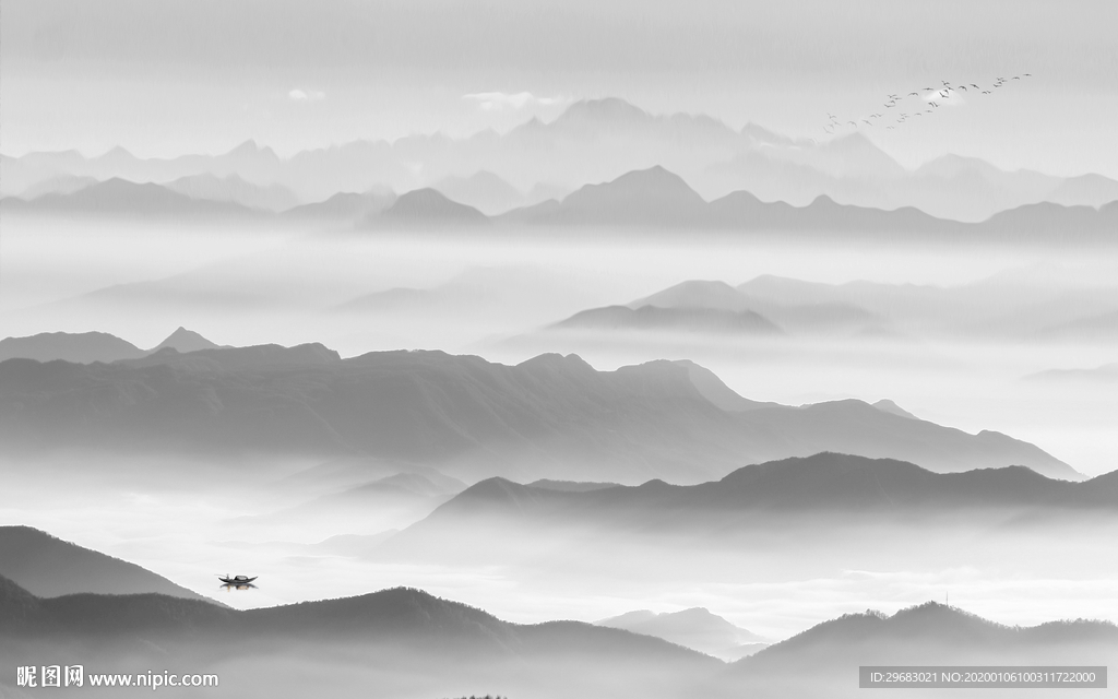 意境 新上线山水画 TIF分层