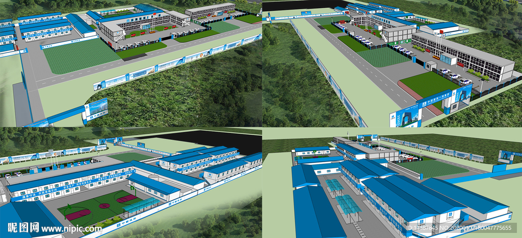 中建办公区策划图片