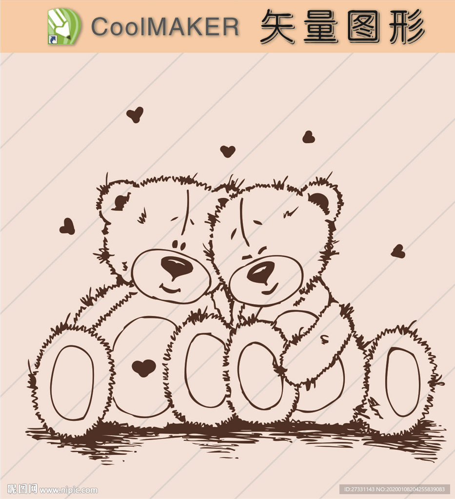 卡通画 卡通素材  矢量动物