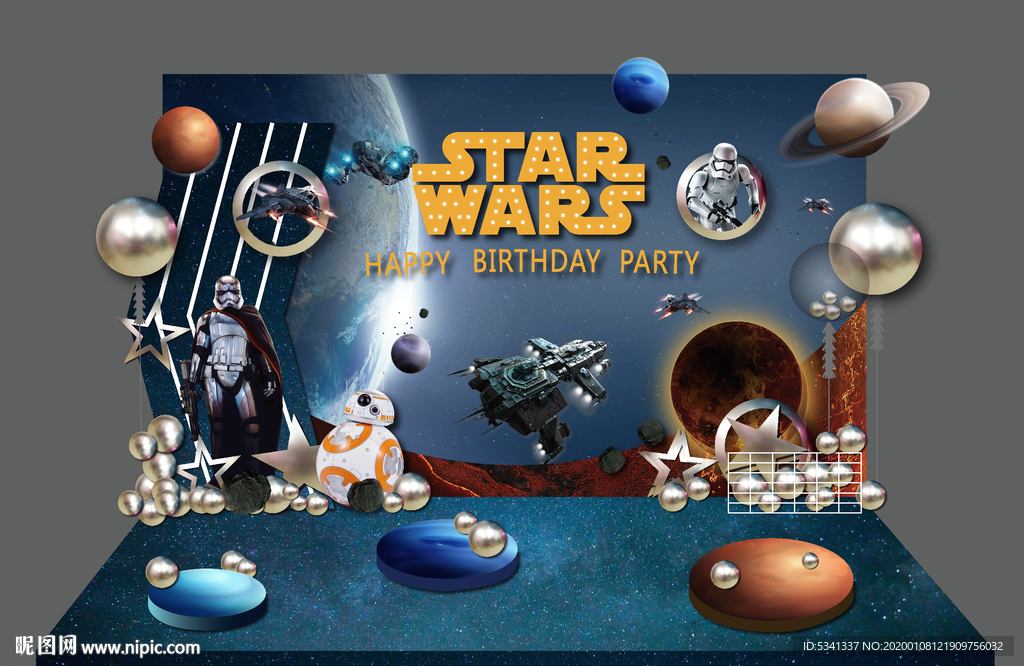 星球大战派对背景