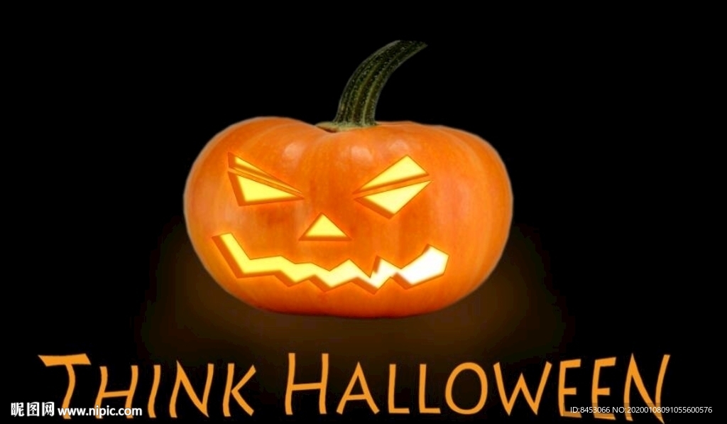 万圣节南瓜灯卡通形象