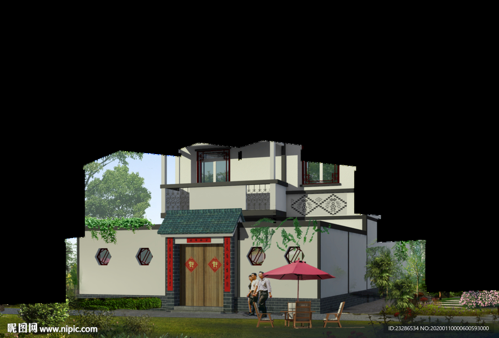 小区改造 街道 民俗 建筑改造