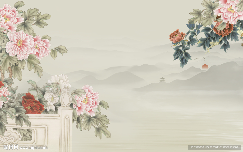 唐宋风新中式壁纸