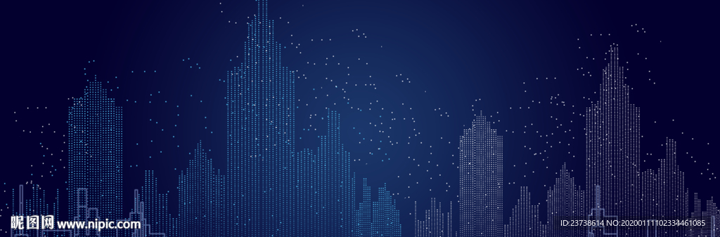 智慧城市科技感背景