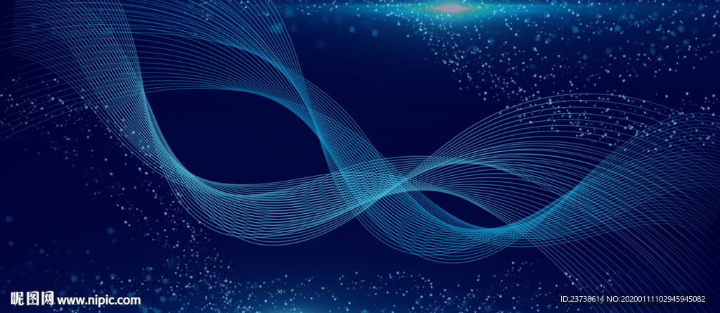 科技感纹路蓝色商务背景