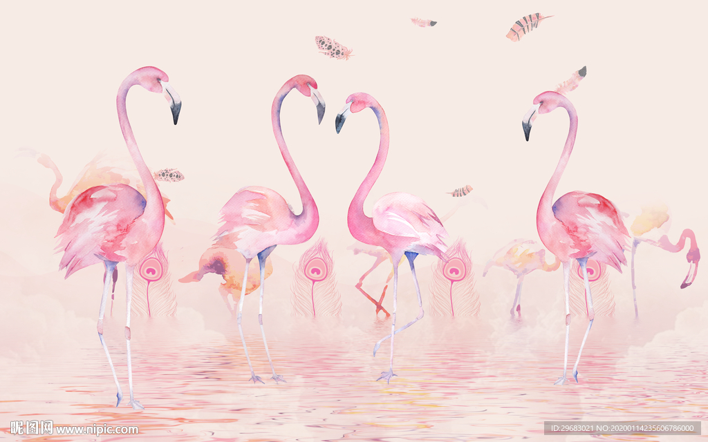 中式高端山水画 TIF分层