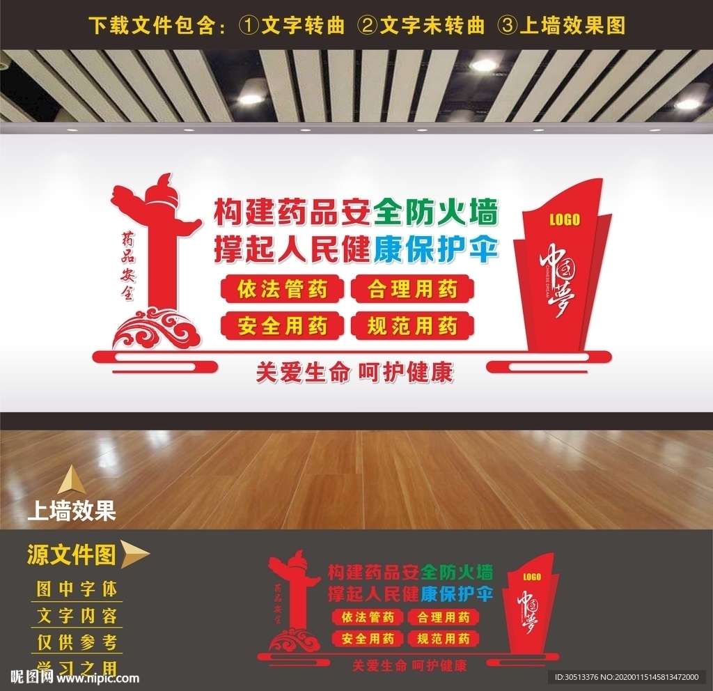 药品安全文化墙