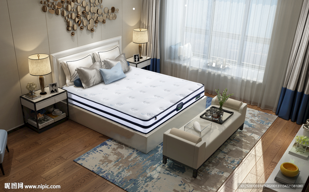 床垫 软床 家居场景画册 淘宝