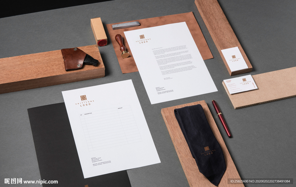 高端logo贴图vi样机