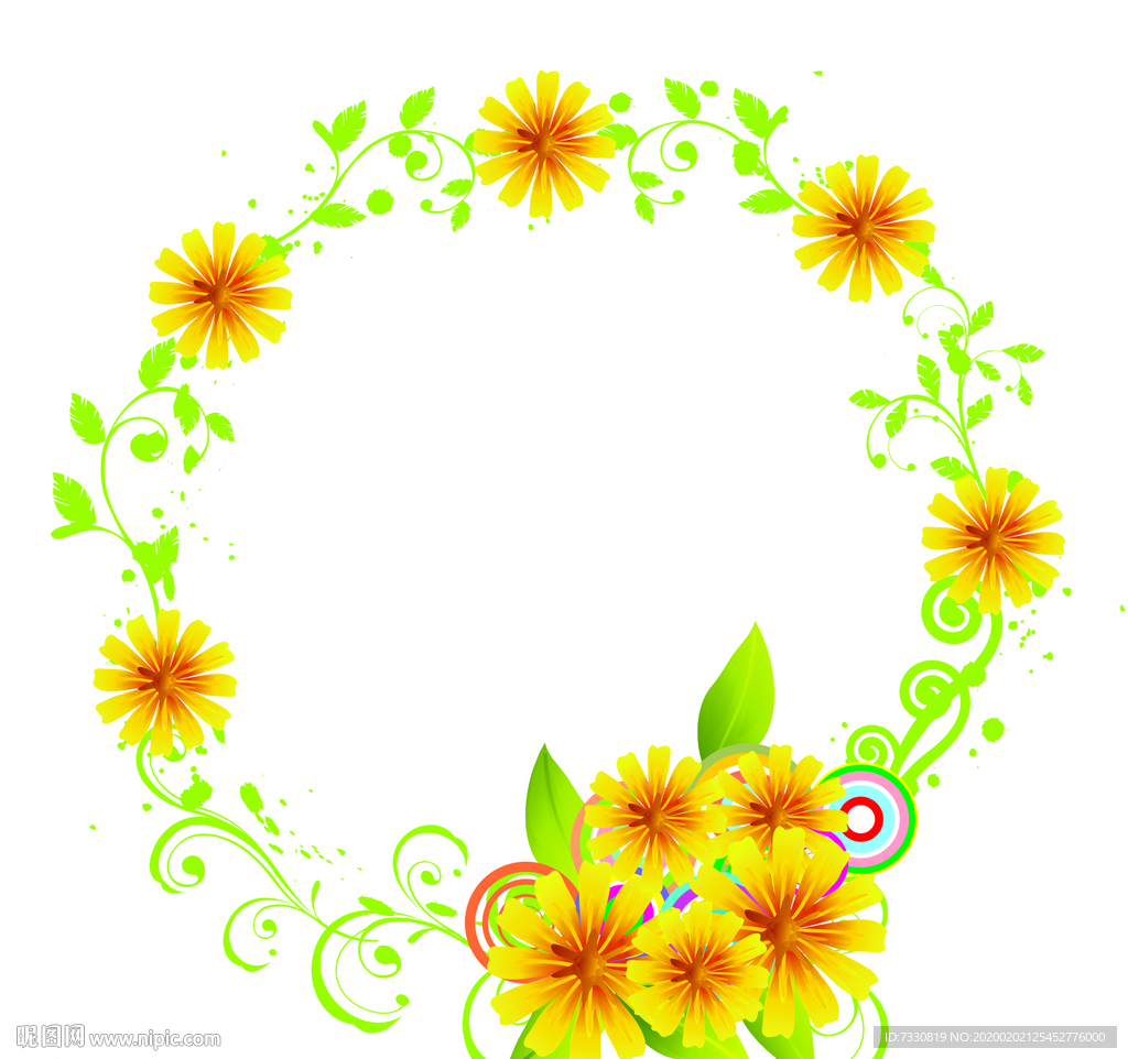 花环 花边 边框