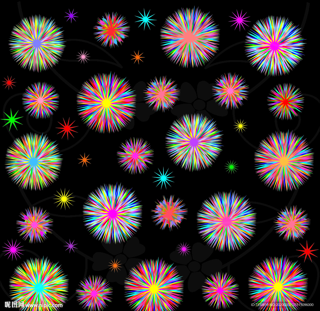 炫彩线条 动感线条