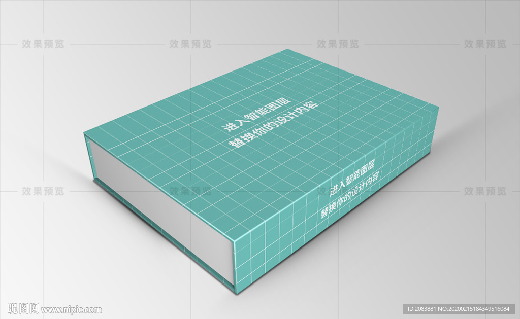 立体高端礼盒效果图样机