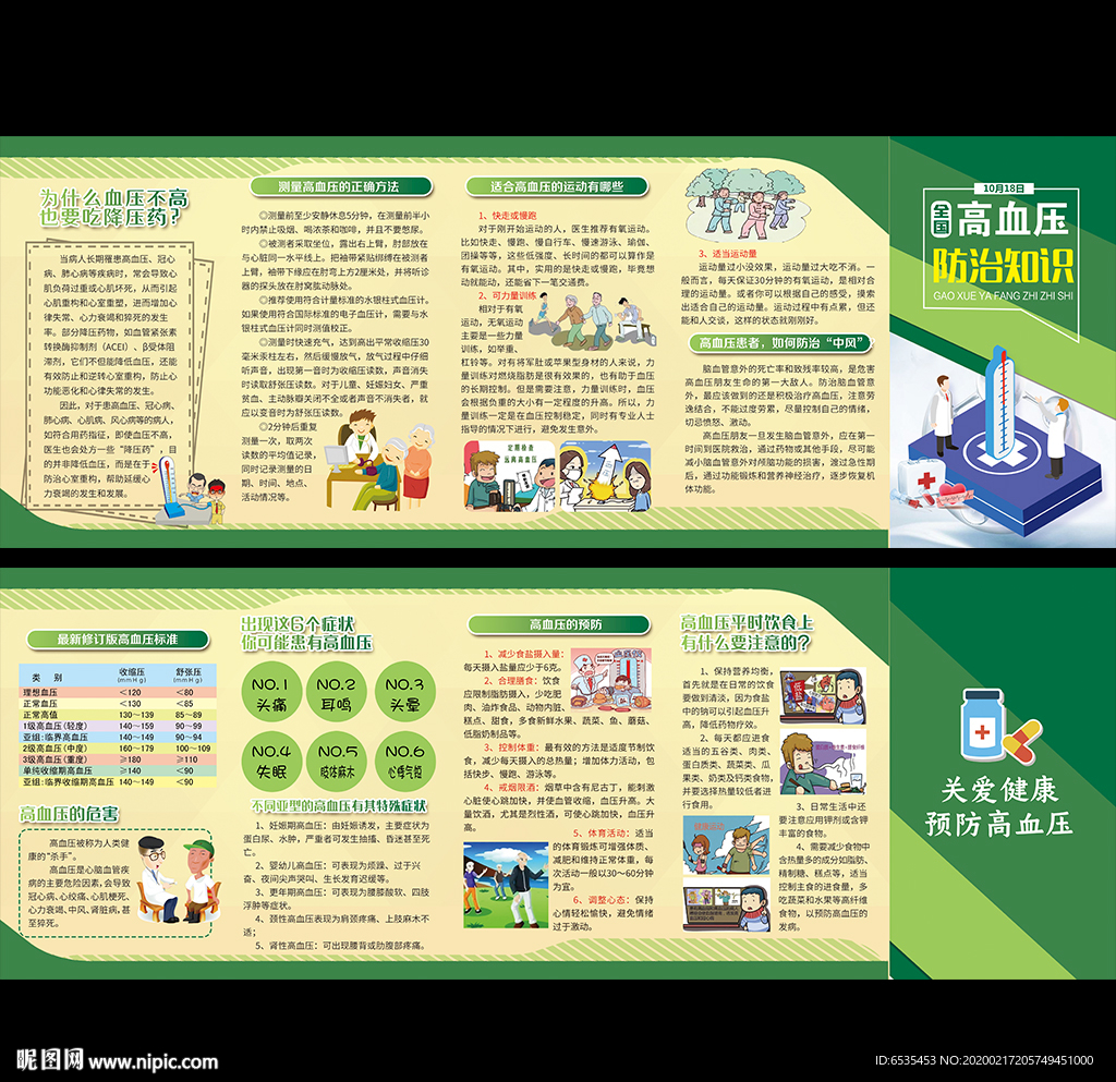 高血压防治折页