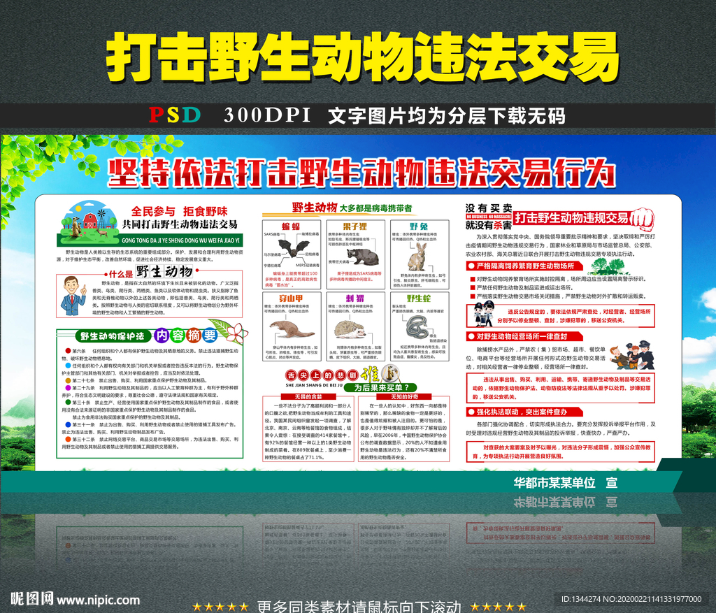 打击野生动物交易