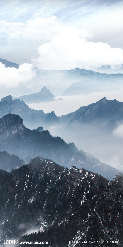 中式 高档玄关山水 TIF分层