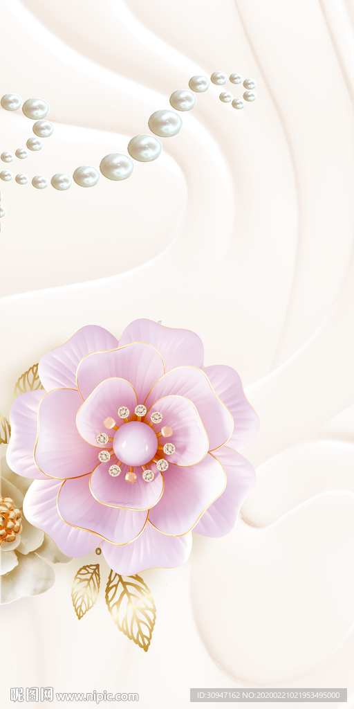 珠宝 简欧玄关画 tif分层