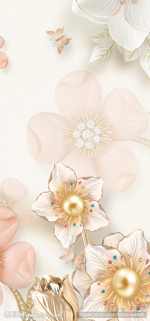 立体简欧玄关画 tif分层