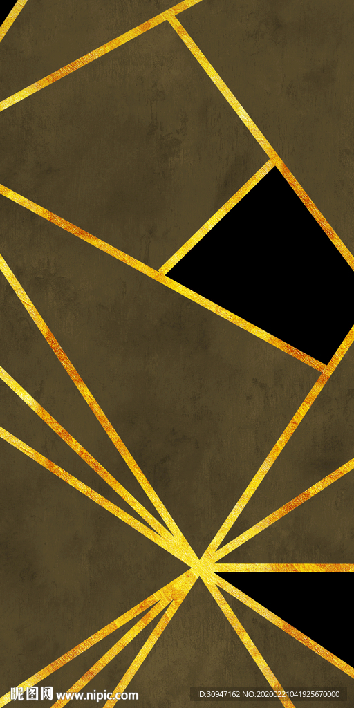 金线玄关画 tif分层