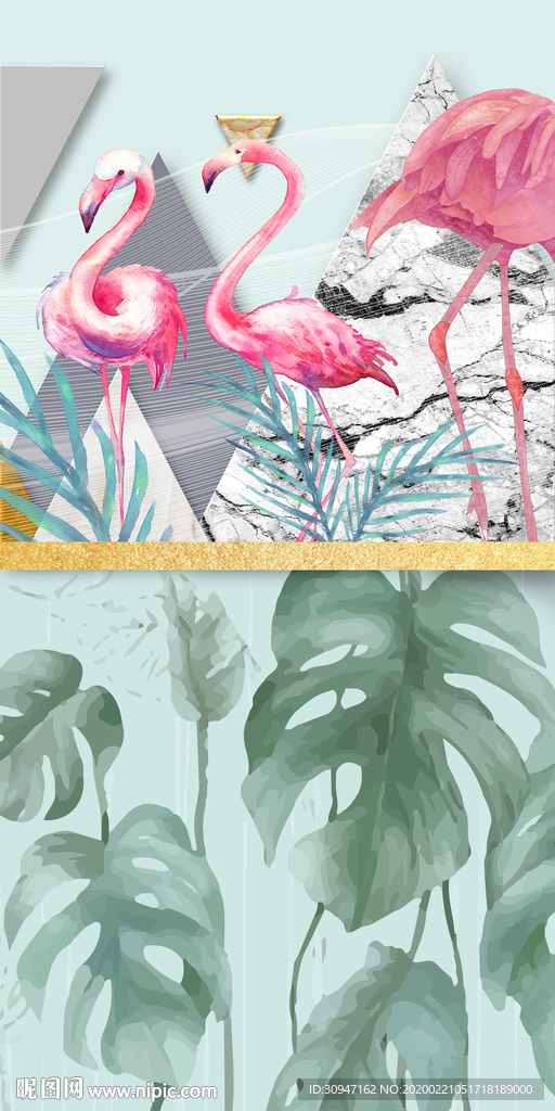 爆款 欧式新玄关画 tif分层