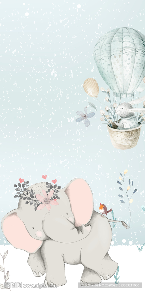 儿童房精美玄关画 tif分层