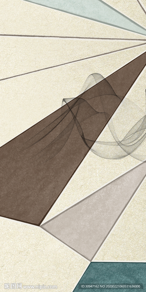 现代 精美玄关画 tif分层